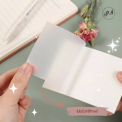 50 Sheets Transparent Sticky Note