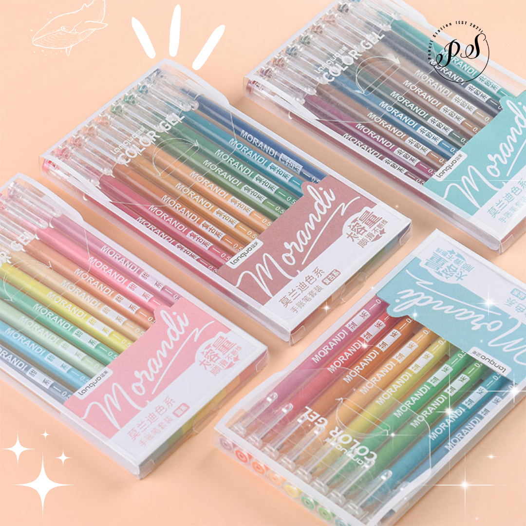 Multi Color 0.5 Gel Ink Pen Set