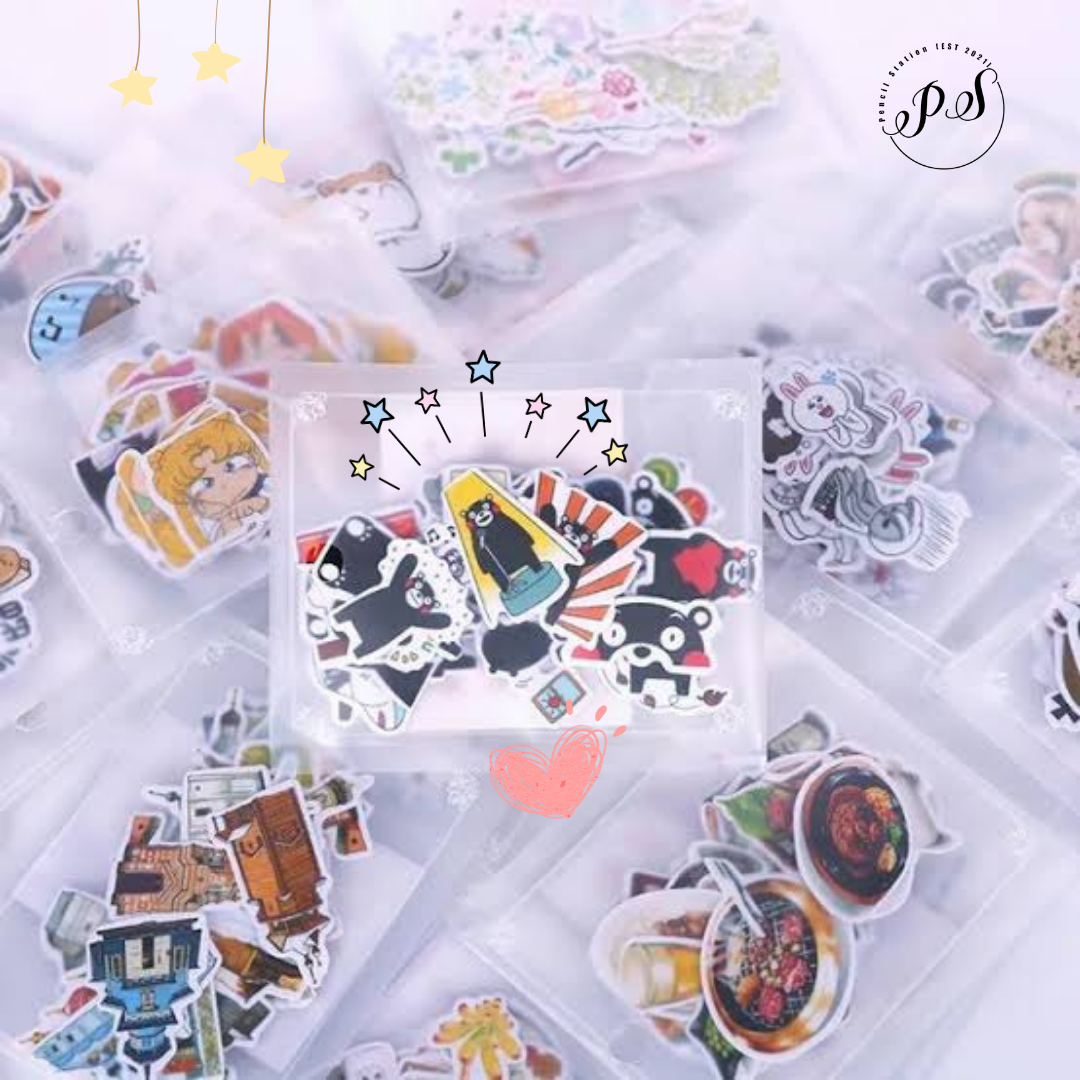 DIY Cute Kawaii Animal Paper Sticker