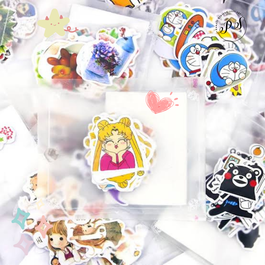 DIY Cute Kawaii Animal Paper Sticker