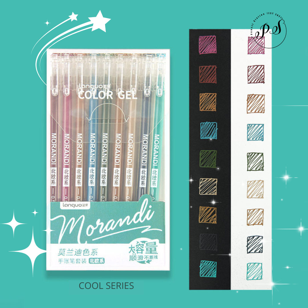 Multi Color 0.5 Gel Ink Pen Set