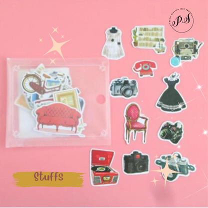 DIY Cute Kawaii Animal Paper Sticker