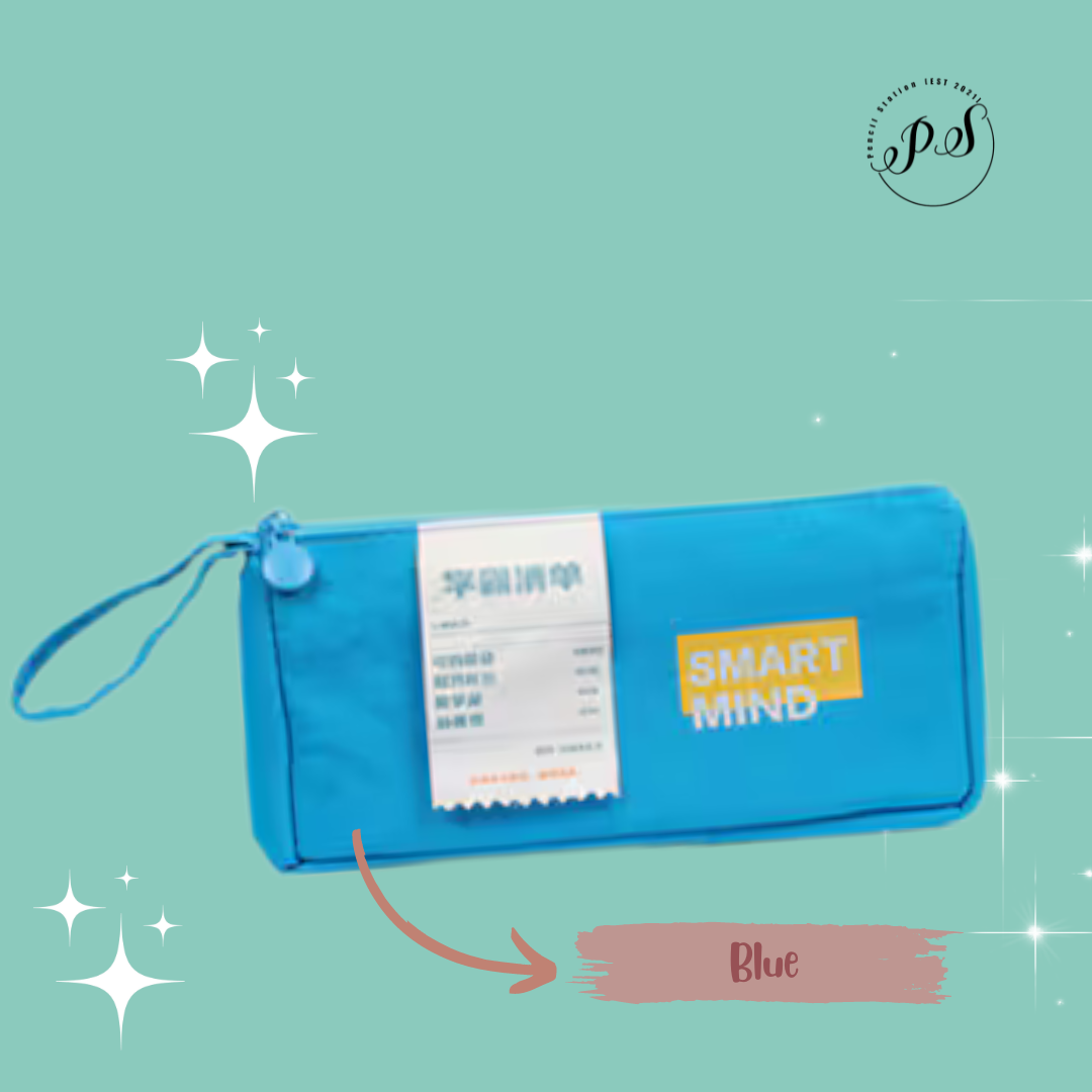 Canvas Pencil Case Smart Mind