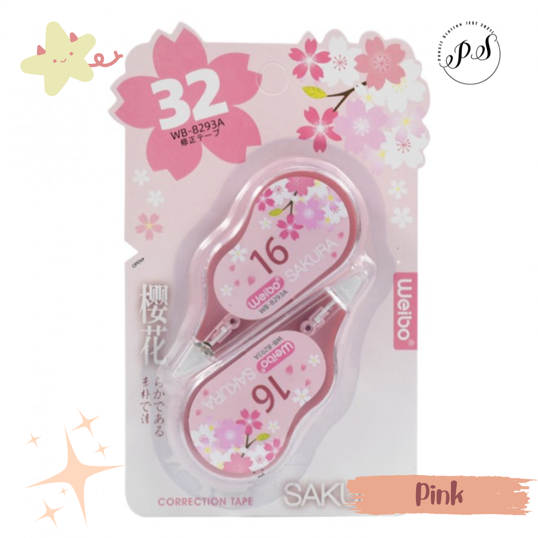 Sakura Correction Tape 2 in 1 set