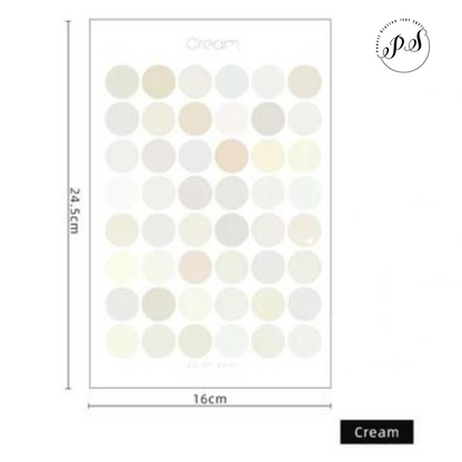 Color Dot Round Sticker