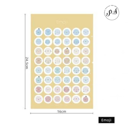 Color Dot Round Sticker