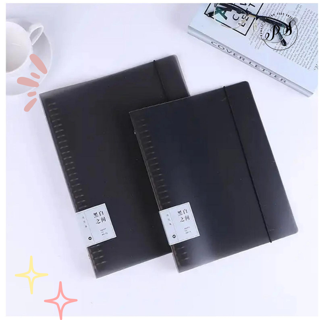 Creative New Bandage PP Black Notebook