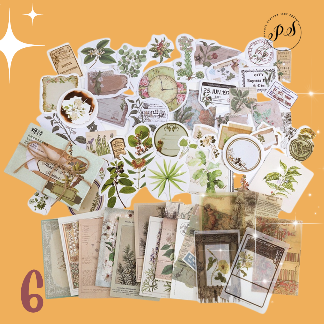 Journal material pack 60 Pcs