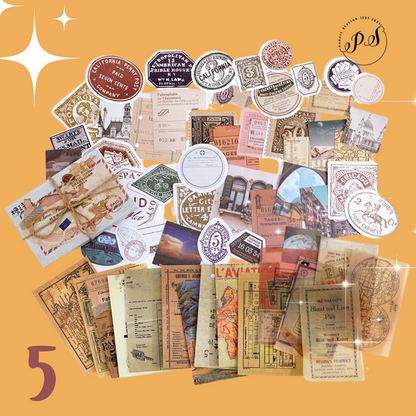 Journal material pack 60 Pcs