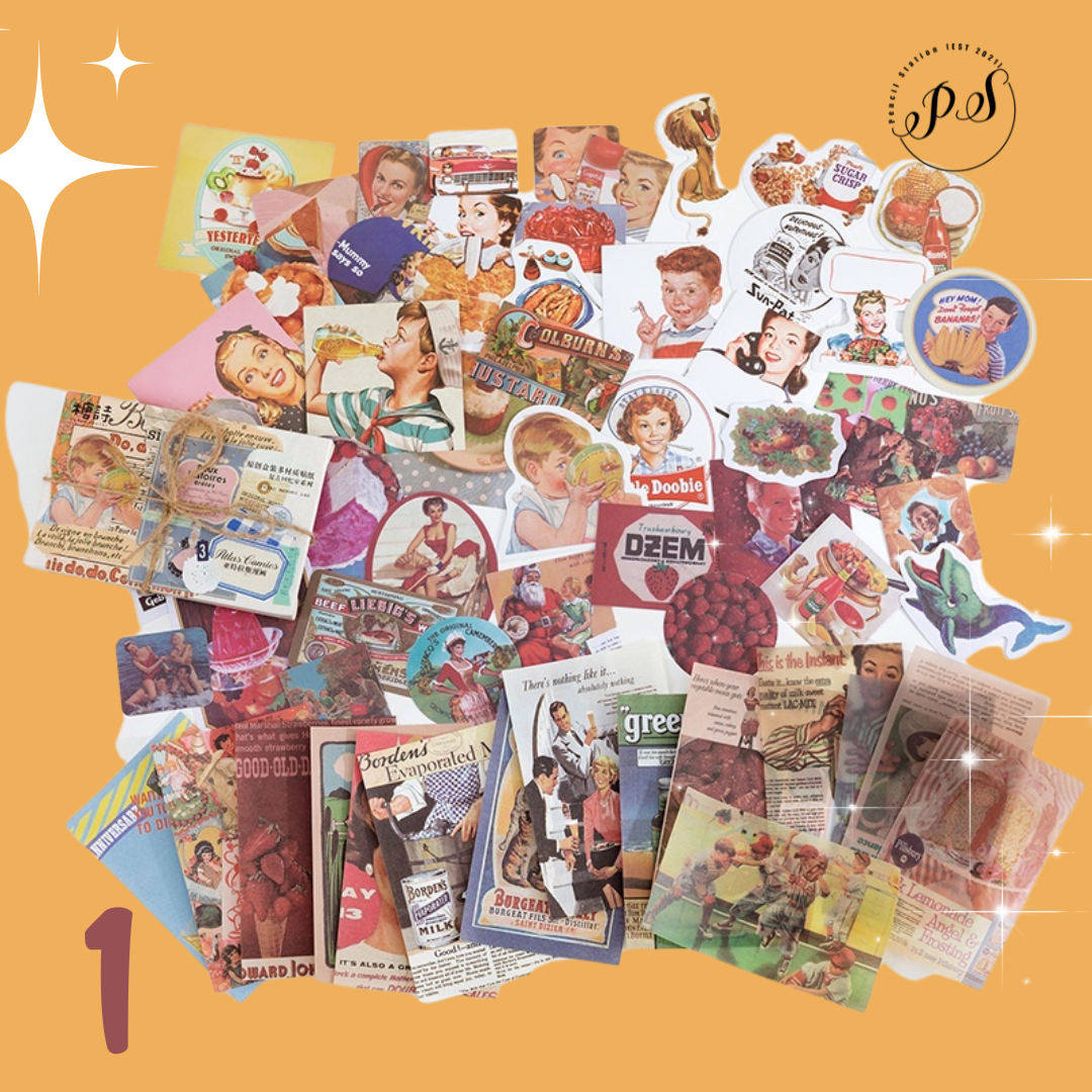 Journal material pack 60 Pcs