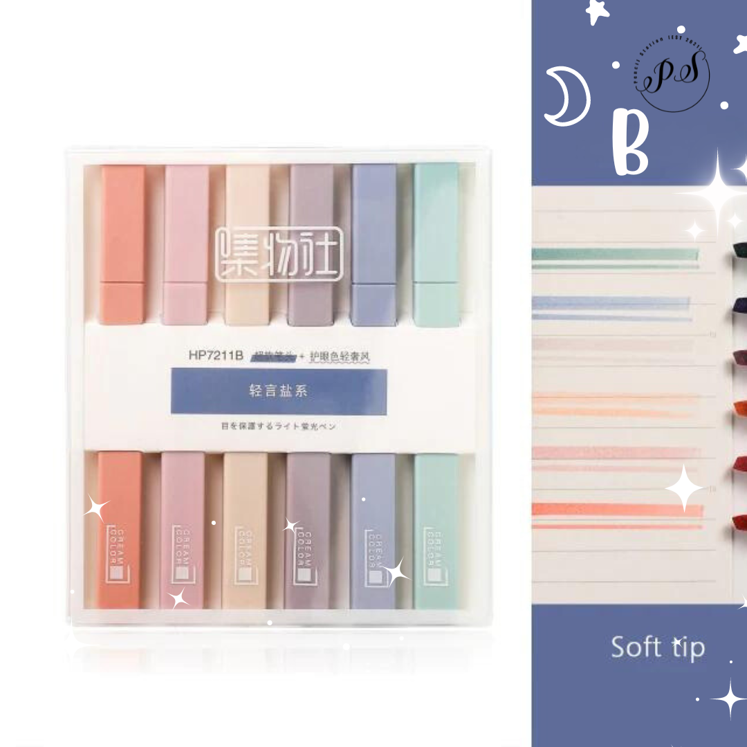 Soft Tip Highlighter Set