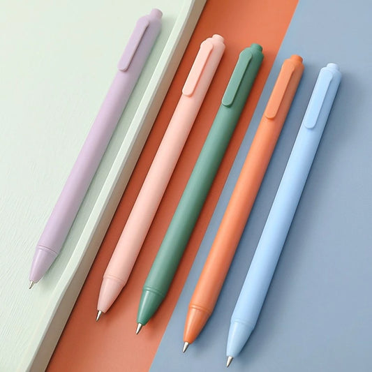 8. Simple Macaron Color Gel pens [Black ink]